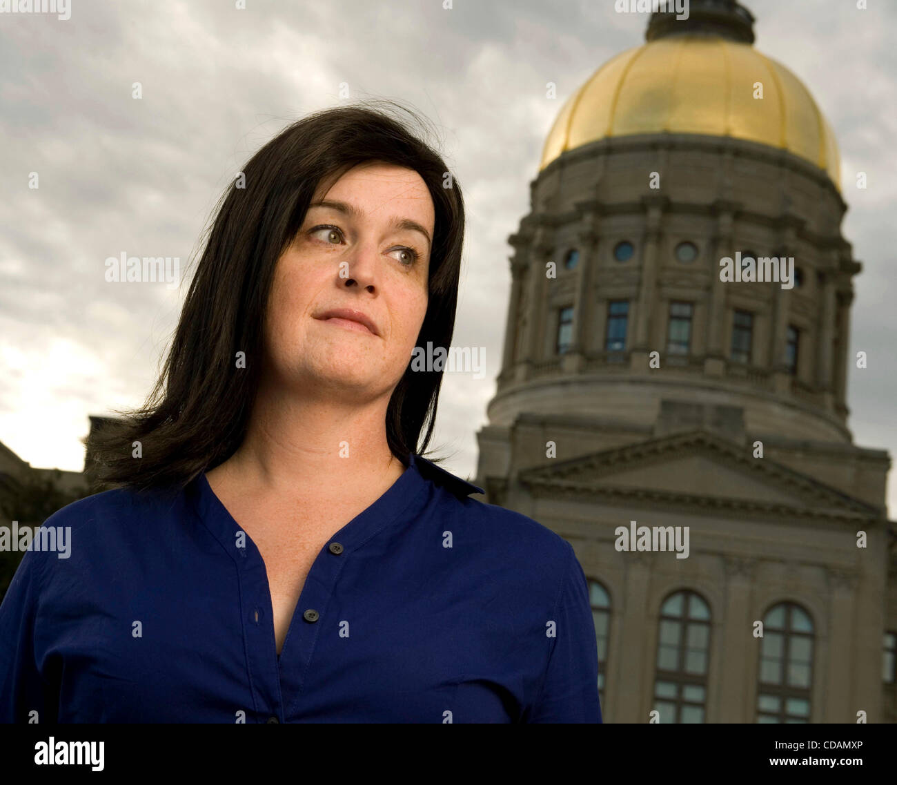 9. September 2010 - Atlanta, Georgia, USA - VANDY BETH GLENN, Georgia State legislative Redakteur, gefeuert wurde, nach ihrem Chef zu sagen, sie plante, den Übergang von männlich zu weiblich, wurde zu Unrecht wegen"Geschlechterstereotypen entsprechen" beendet nach einem aktuellen Urteil von US District Stockfoto