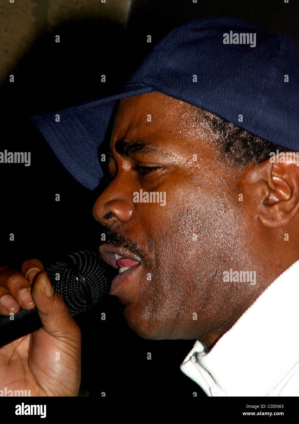 1. Januar 2011 - New York, New York, USA - CURTIS BLOW. K29758RM. PARTY im FLOW Nachtclub von (IVY Überschall) zur Feier der Veröffentlichung von EMINEM VIDEO IN NEW YORK neue York.3/26/2003.  / 2003. (Kredit-Bild: © Rick Mackler/Globe Photos/ZUMAPRESS.com) Stockfoto