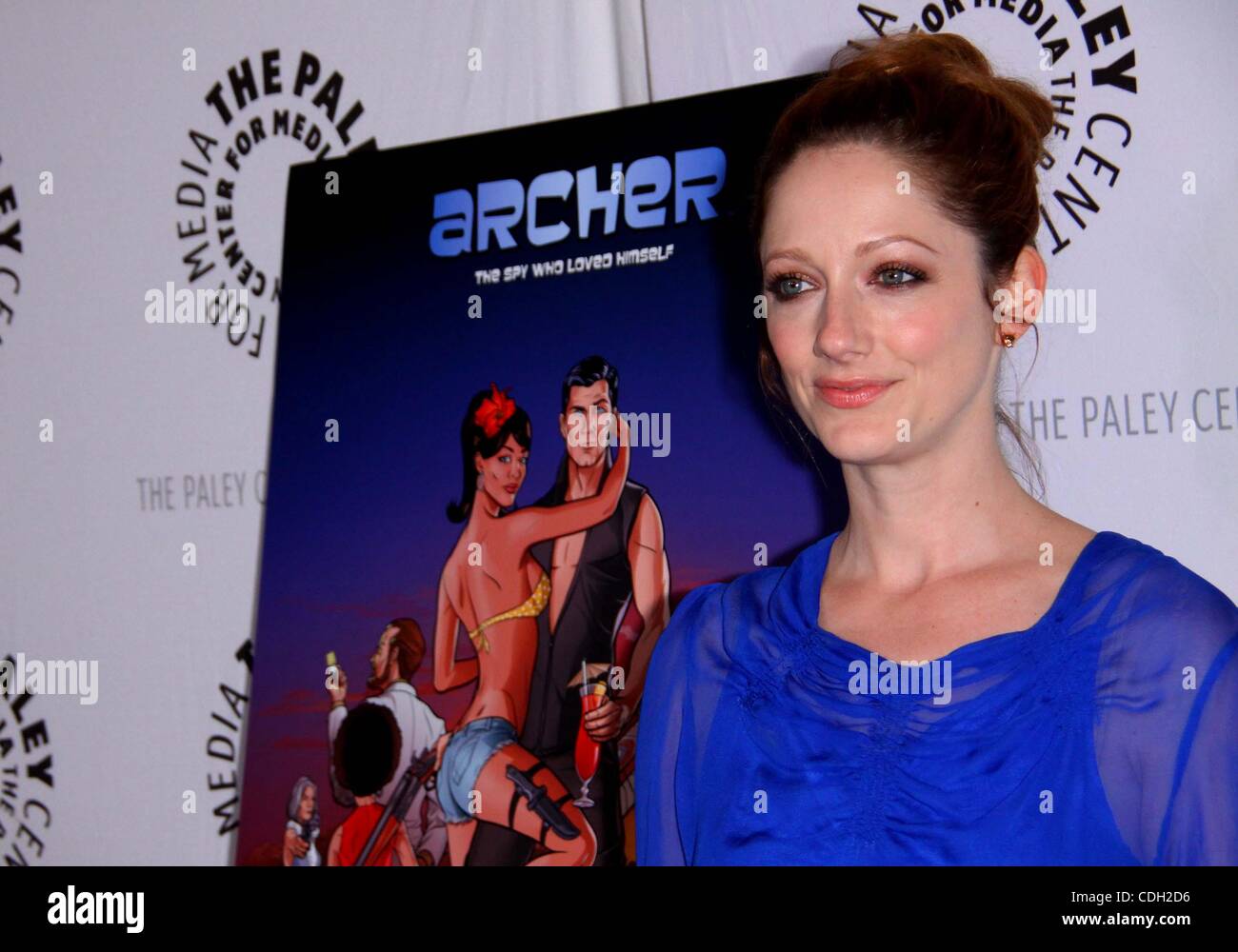 25. Januar 2011 - Los Angeles, Kalifornien, USA - Judy Greer.The Premiere der FX '' Archer'' Saison zwei Premiere bei The Paley Center for Media, Beverly Hills, CA. 25 Januar - 2011 statt.  K67437TL. (Kredit-Bild: © TLeopold/Globe Photos/ZUMAPRESS.com) Stockfoto