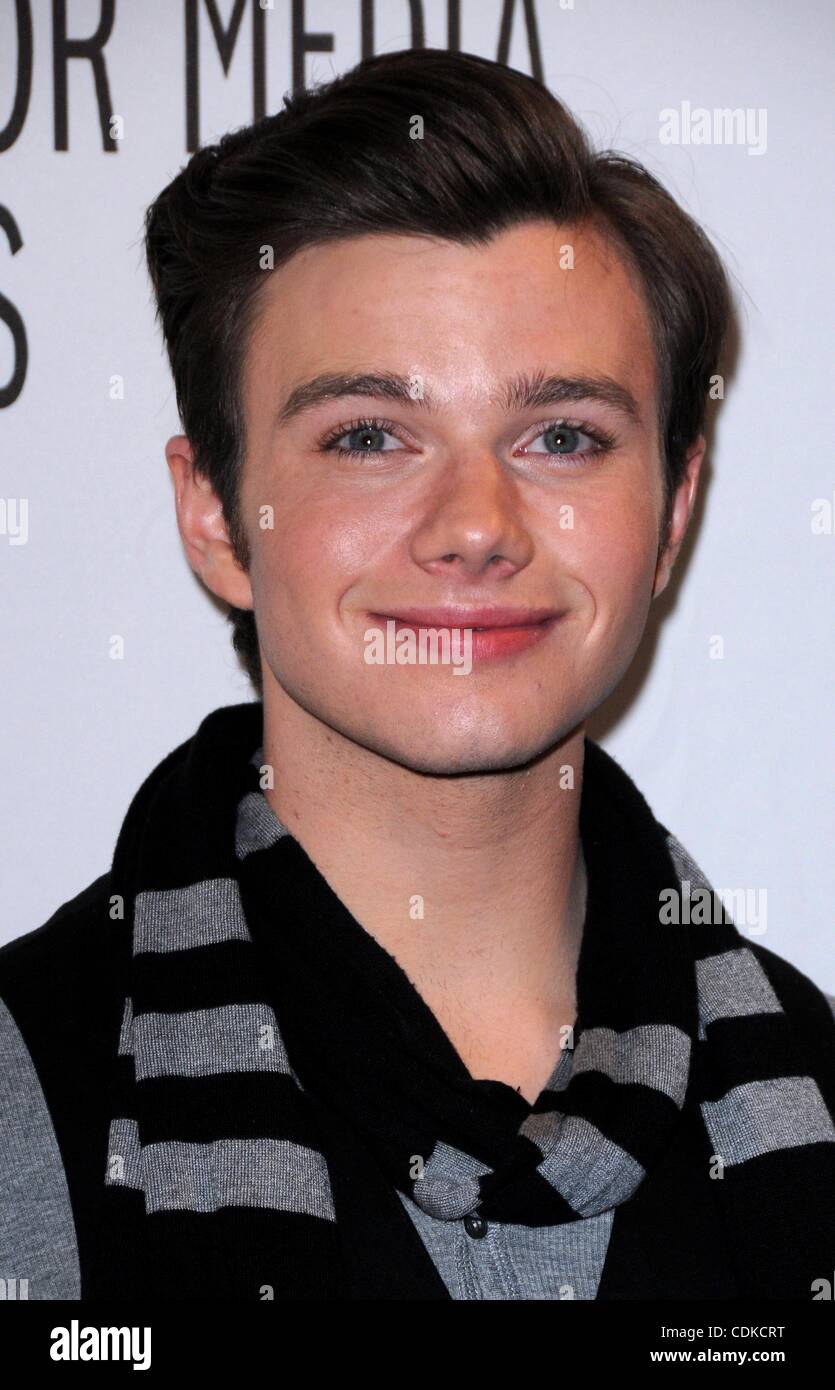 16. März 2011 - Hollywood, Kalifornien, US - PaleyFest 2011--'' Glee'' im Saban Theatre in Beverly Hills, CA 2011 3/16/11 2011..CHRIS COLFER (Kredit-Bild: © Scott Kirkland/Globe Photos/ZUMAPRESS.com) Stockfoto