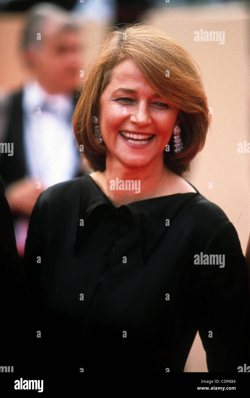 14. Juli 2011 - Hollywood, Kalifornien, US - K21939RHARV. CHALOTTE RAMPLING. Cannes Film Festival 2001.Monte Carlo, Frankreich. 2001 (Kredit-Bild: © Roger Harvey/Globe Photos/ZUMAPRESS.com) Stockfoto