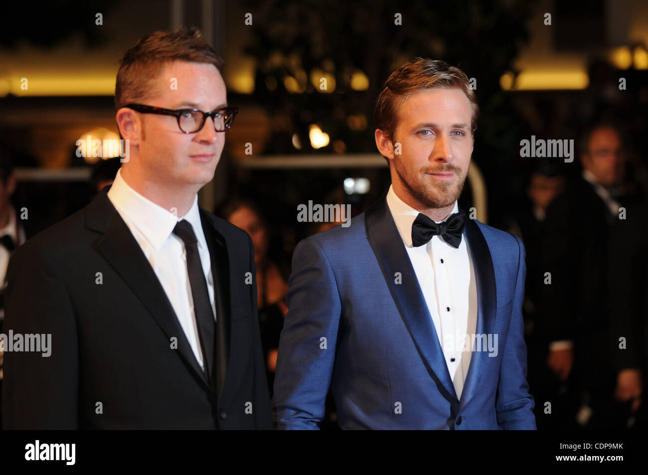 Schauspieler Ryan Gosling und Regisseur Nicolas Winding Refn besuchen die "Drive"-Premiere in der... Stockfoto