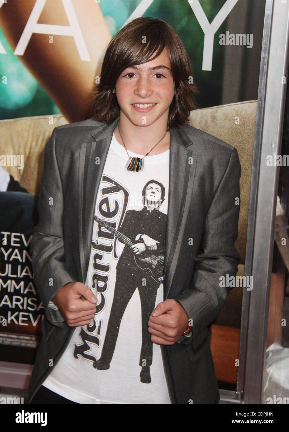 19. Juli 2011 - New York, New York, US - Schauspieler JONAH BOBO nimmt an der New Yorker Premiere von "Crazy Stupid Love" im Ziegfeld Theater statt. (Bild Kredit: Nancy Kaszerman/ZUMAPRESS.com ©) Stockfoto