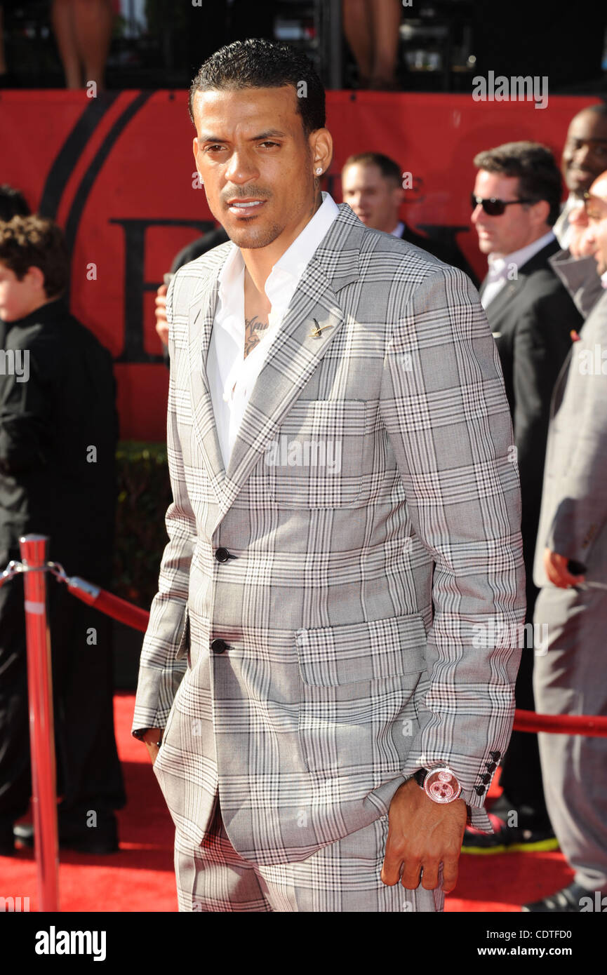 Matt Barnes auf dem roten Teppich von ESPN 2011 ESPY Awards im Nokia Theater in der Innenstadt von Los Angeles. Stockfoto