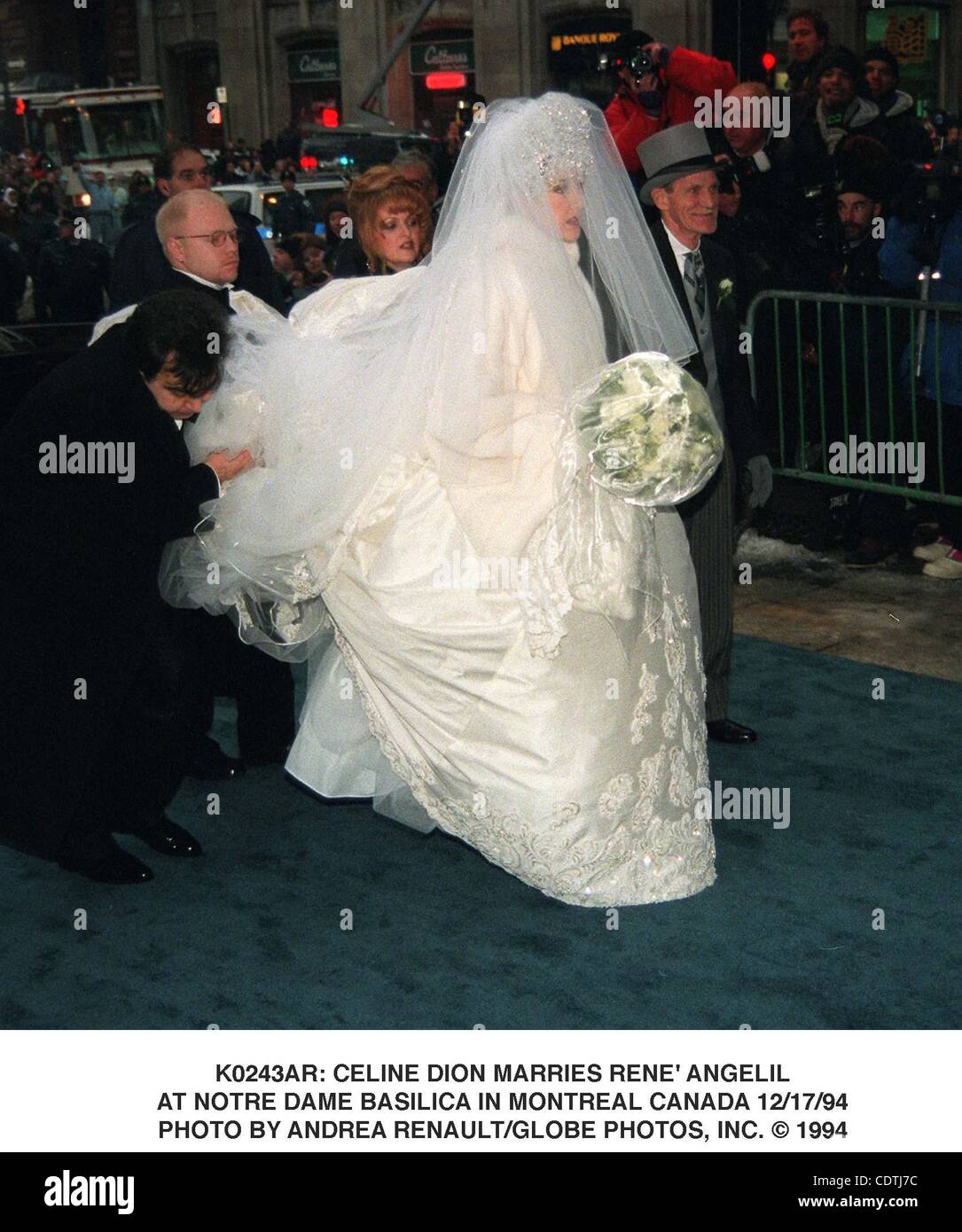 Wunderschne Celine Dion Hochzeit Bild