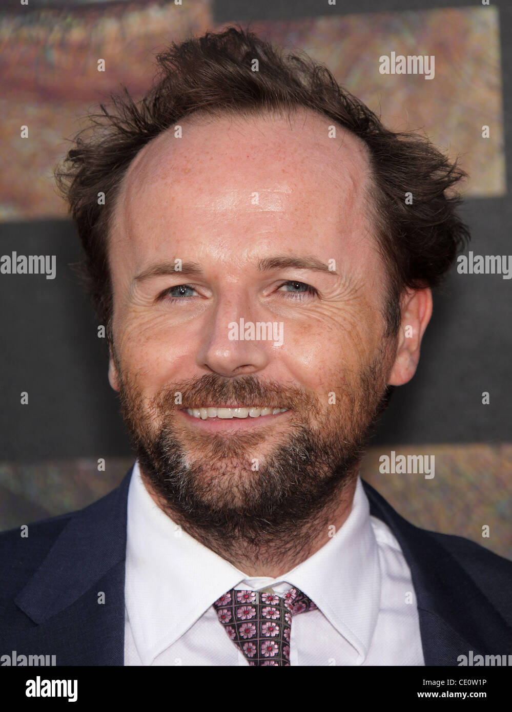 28. Juli 2011 kommt - Hollywood, Kalifornien, USA - RUPERT WYATT für die Premiere des Films "Rise of the Planet of the Apes" im chinesischen Theater. (Kredit-Bild: © Lisa O'Connor/ZUMAPRESS.com) Stockfoto