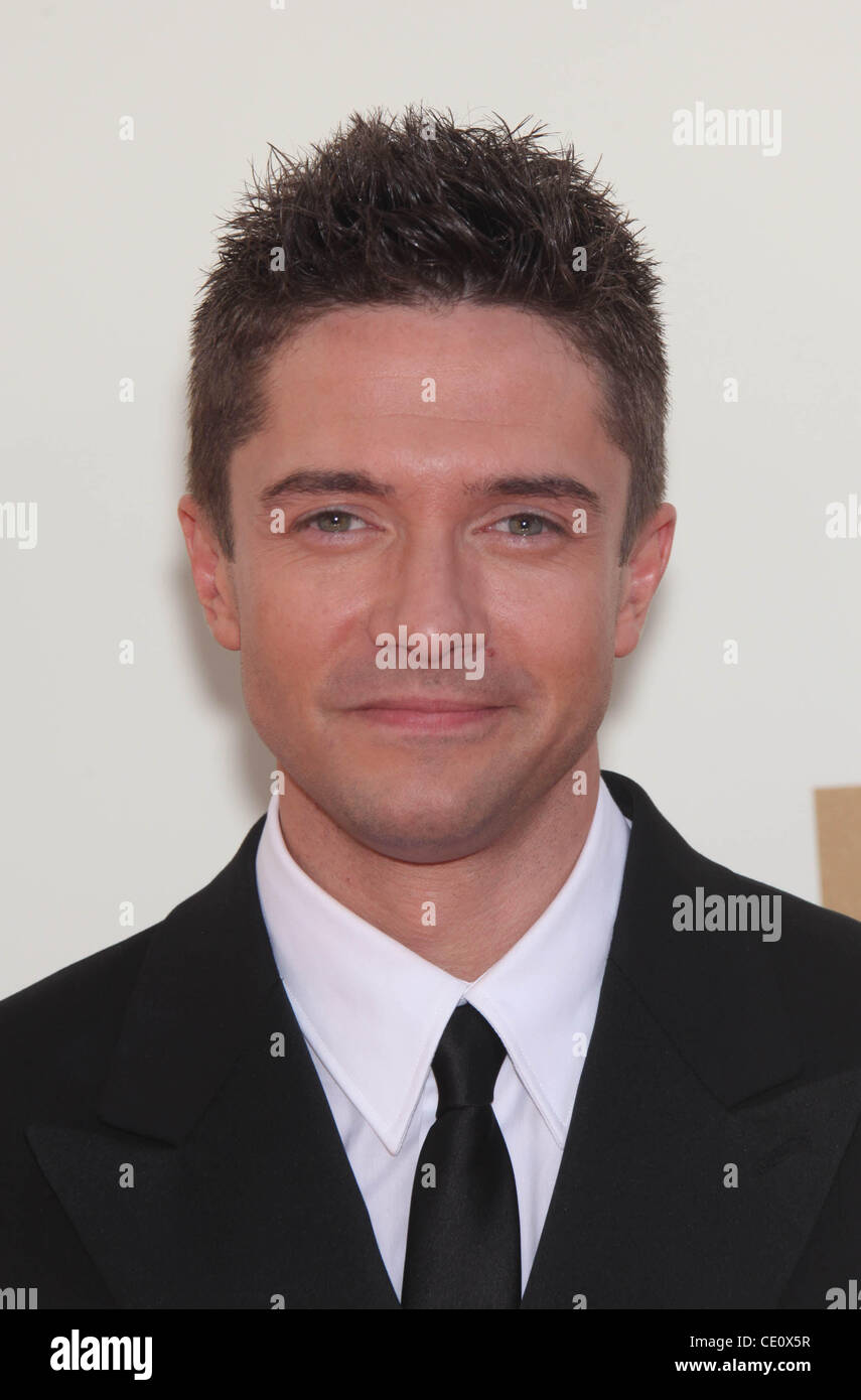 Sept. 18, 2011 - Los Angeles, Kalifornien, US - Schauspieler TOPHER GRACE bei der 63. Primetime Emmys im Nokia Theatre in Los Angeles statt. (Kredit-Bild: © Lisa O'Connor/ZUMAPRESS.com) Stockfoto