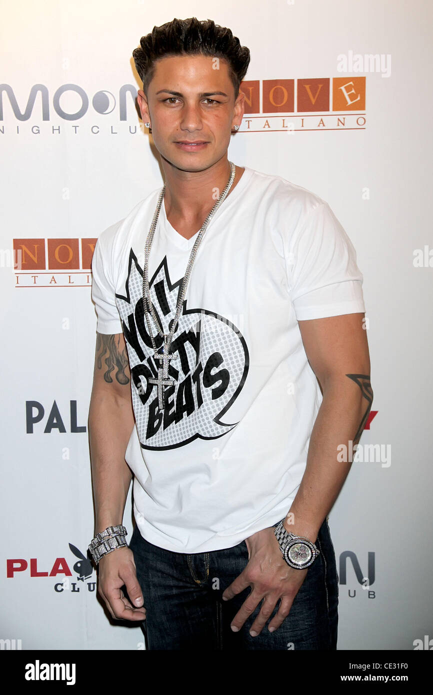Paul Delvecchio aka DJ Pauly D Mond Nachtclub begrüßt die Rückkehr von Rhode Island Lieblings DJ im The Palms Hotel and Casino Las Vegas, Nevada - 12.02.11 Stockfoto