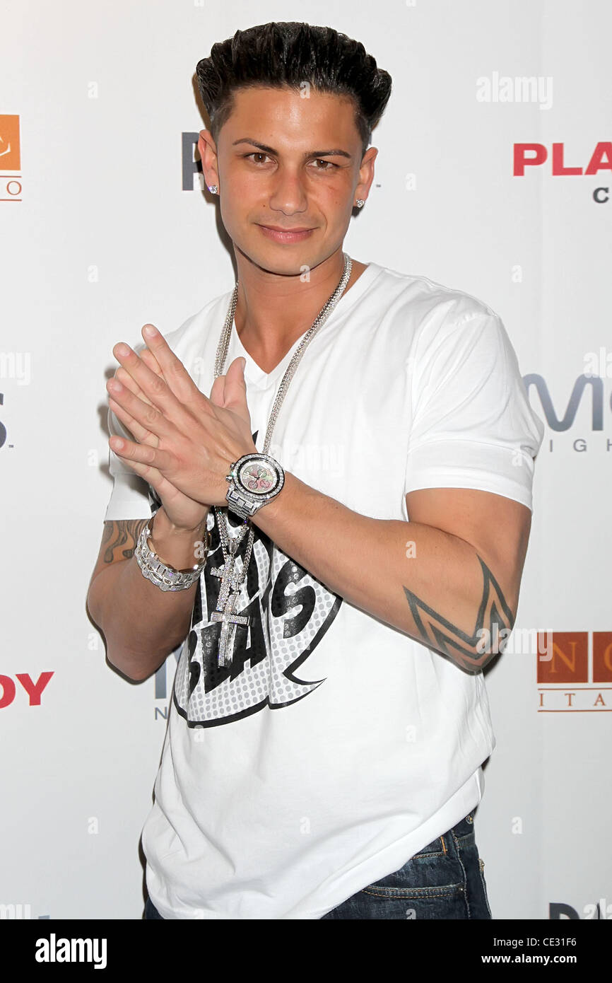 Paul Delvecchio aka DJ Pauly D Mond Nachtclub begrüßt die Rückkehr von Rhode Island Lieblings DJ im The Palms Hotel and Casino Las Vegas, Nevada - 12.02.11 Stockfoto