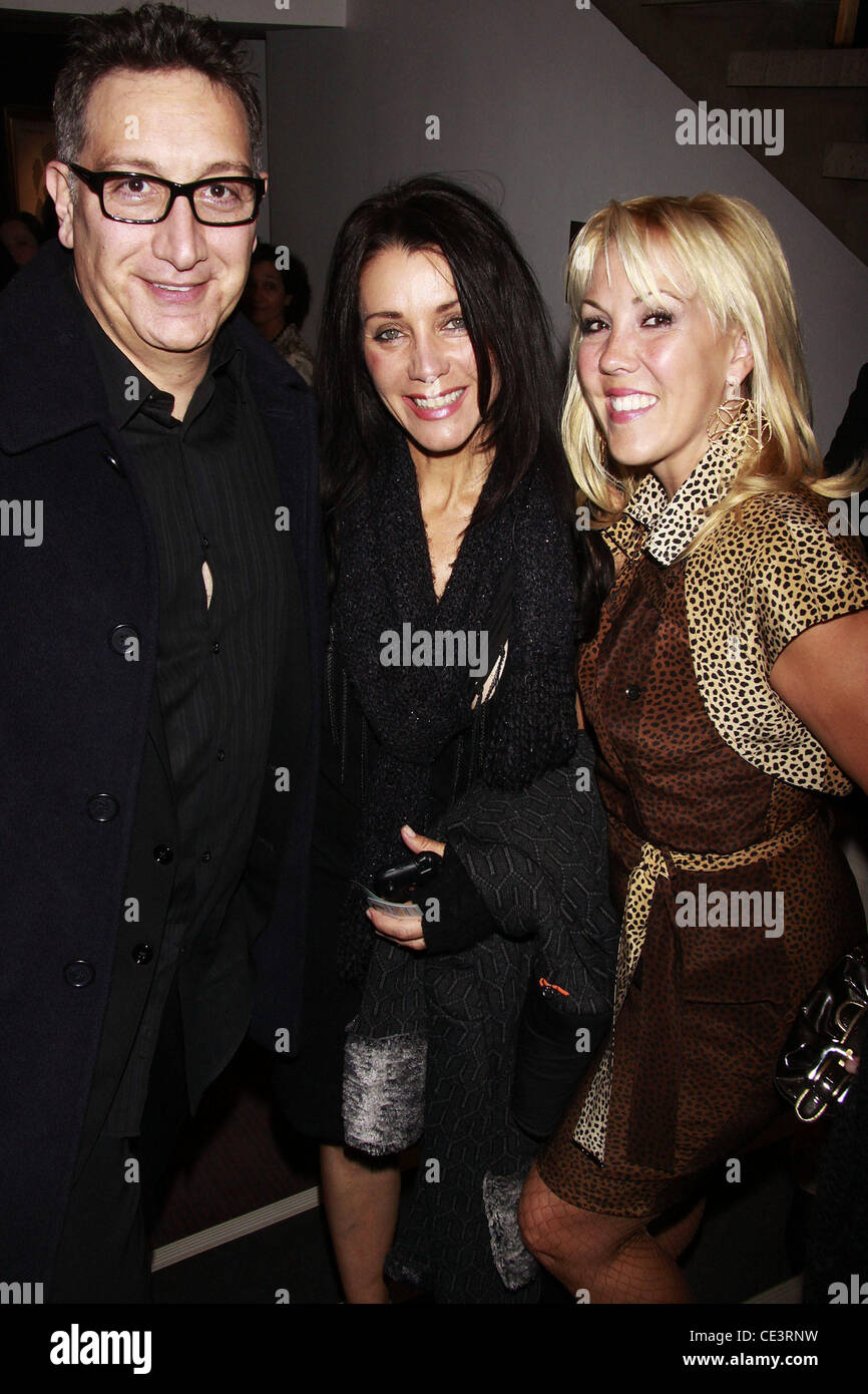 Moises Kaufman und Heather Harlan Randall Öffnung Nacht der Lincoln Center Theater Broadway Produktion von "A Free Mann of Color" Vivian Beaumont Theater - innen Ankünfte.  New York City, USA - 18.11.10 Stockfoto