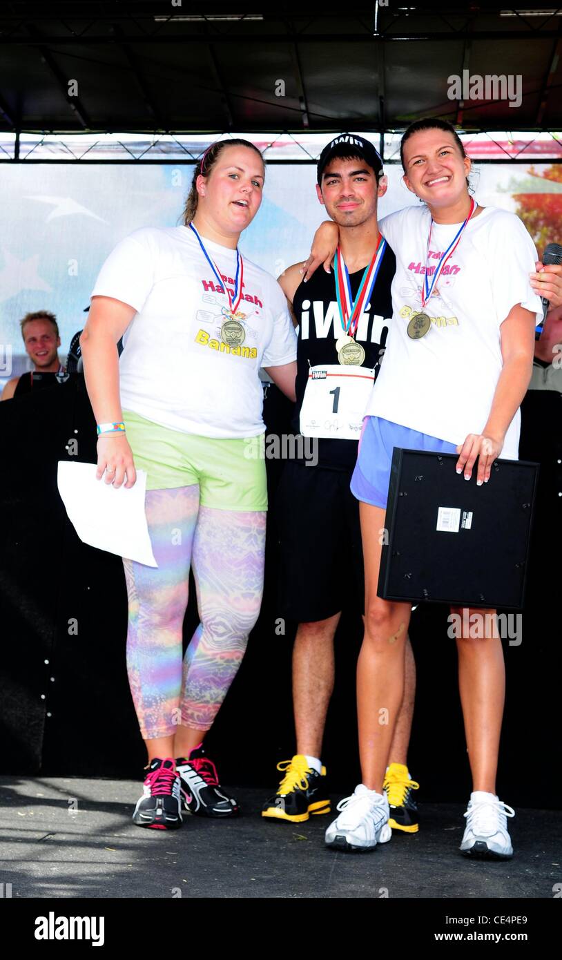 Joe Jonas Joe Jonas iWin 5 km Fun Run/Walk, profitieren von Special Olympics Florida auf dem Hauptcampus von Nova Southeastern University Davie, Florida - 06.09.10 Stockfoto