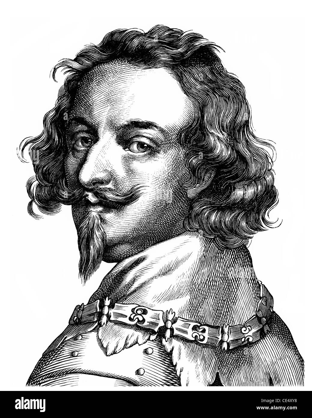 Graf Peter Ernst II von Mansfeld, 1580-1626, ein Söldner und militärischer Führer im Dreißigjährigen Krieg Stockfoto