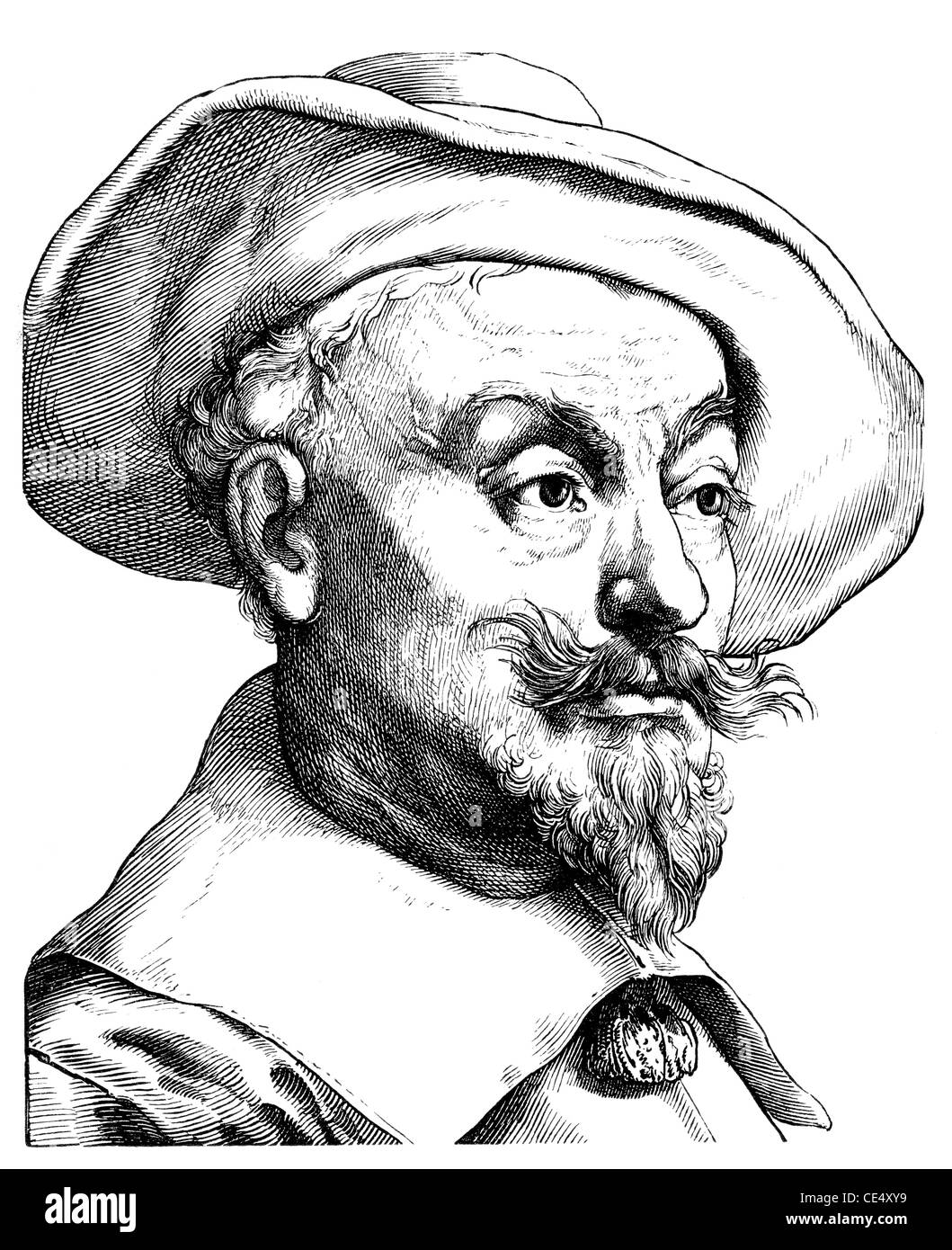 Wallenstein oder Albrecht Wenzel Eusebius von Waldstein, 1583-1634, Oberbefehlshaber der Streitkräfte in den dreißig Jahren kaiserlichen Truppen Stockfoto