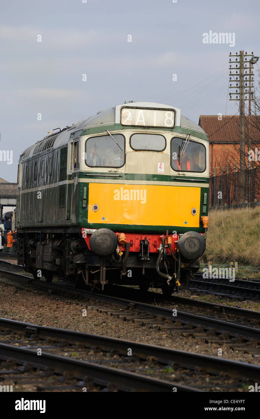 British Rail Class 27 Diesel Lokomotive D5401 an der Great Central Railway Loughborough England uk Stockfoto