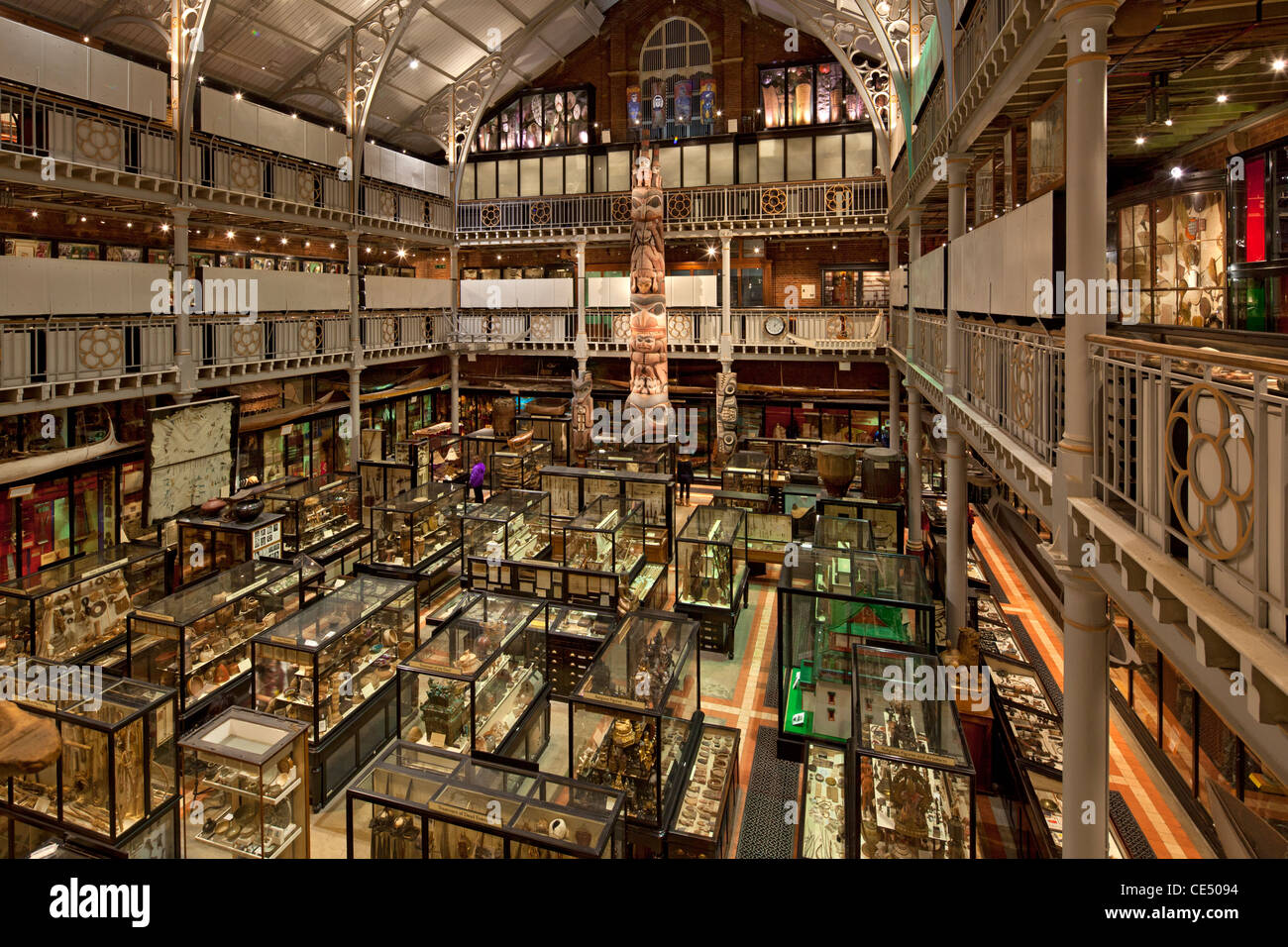 Pitt Rivers Museum, Oxford, England Stockfoto