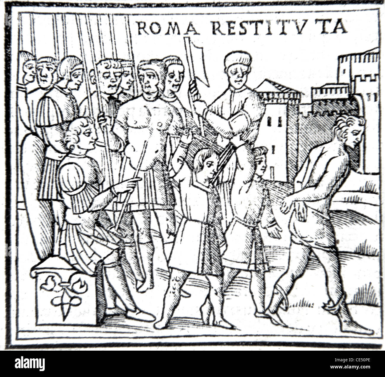 Cato der ältere oder Cato der Zensor (234149BC) reklamiert Roman