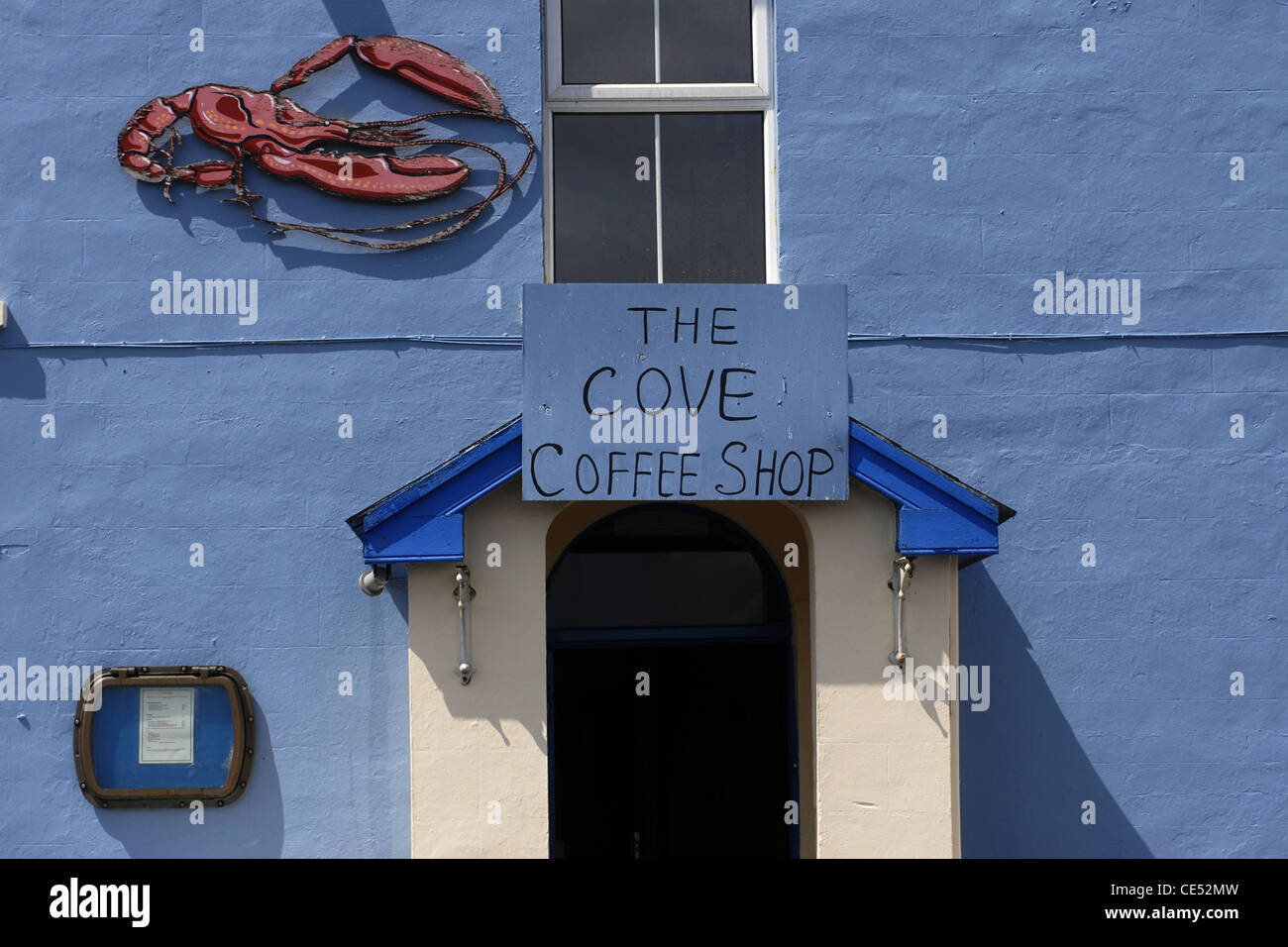 Die Bucht, Coffee-Shop in Mullaghmore, County Sligo, Grenze Regin, Connacht, Irland, Europa. Stockfoto