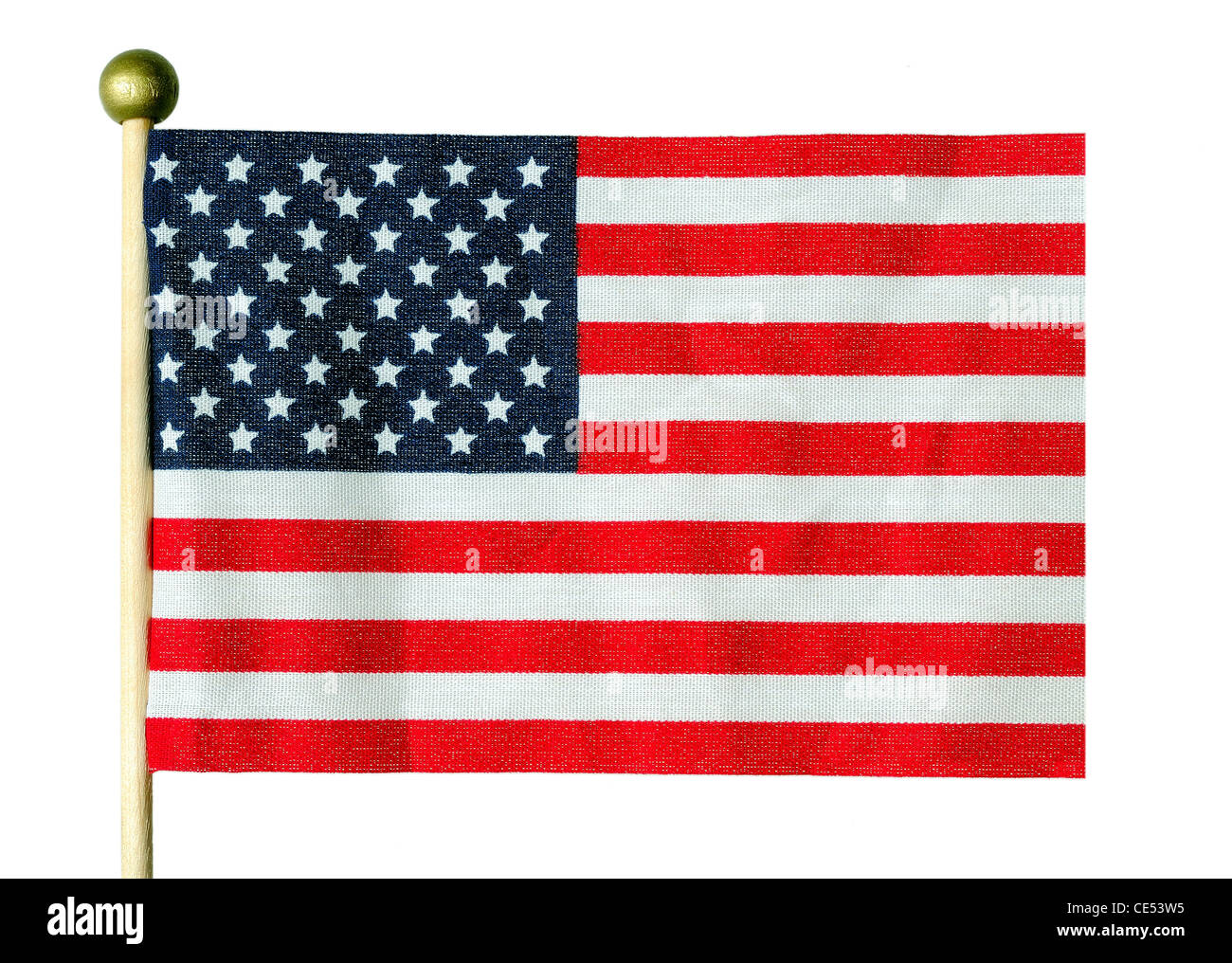 Amerikanische Flagge Anstecknadel. Stockfoto