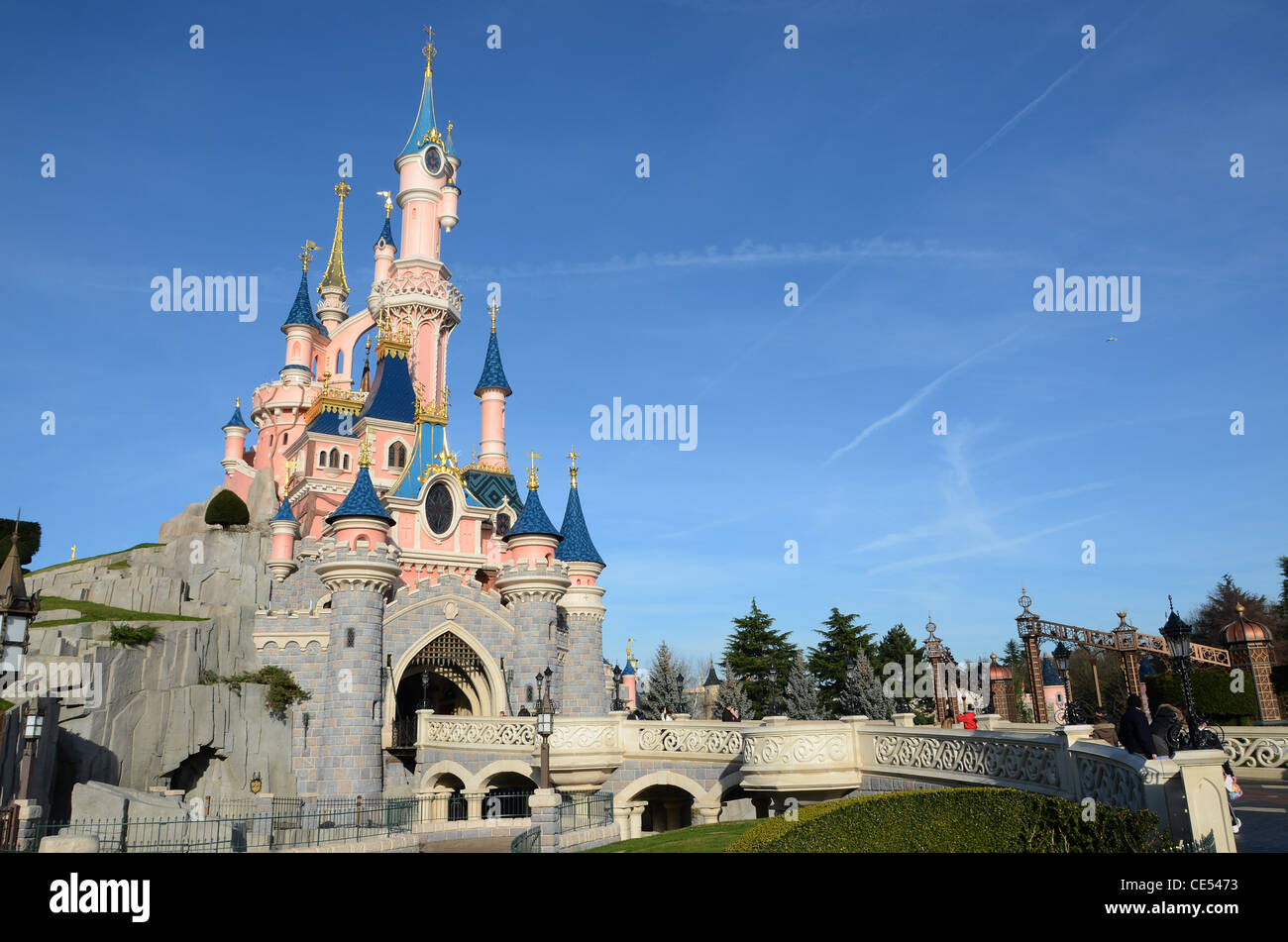 Im Disneyland Park in der Nähe von Paris, Frankreich. Stockfoto