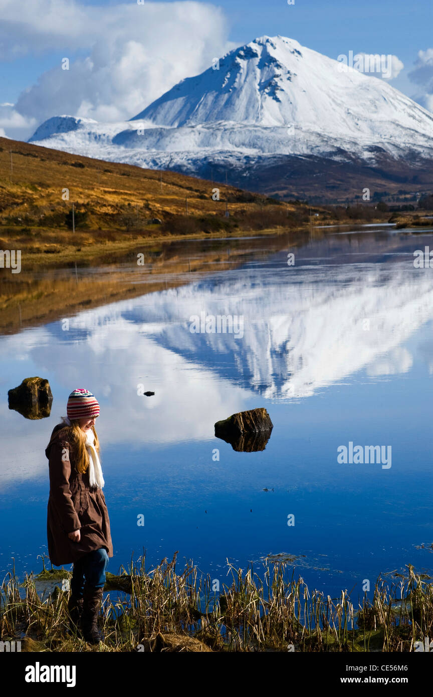 Errigal Mountain, Donegal, Irland Stockfoto