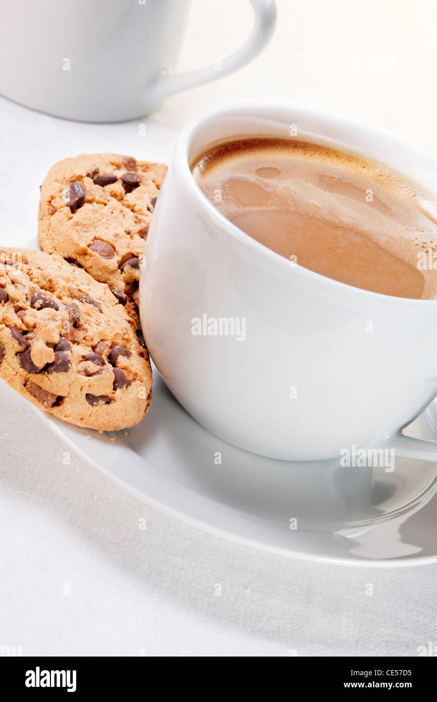 Kaffee und Gebäck Stockfoto