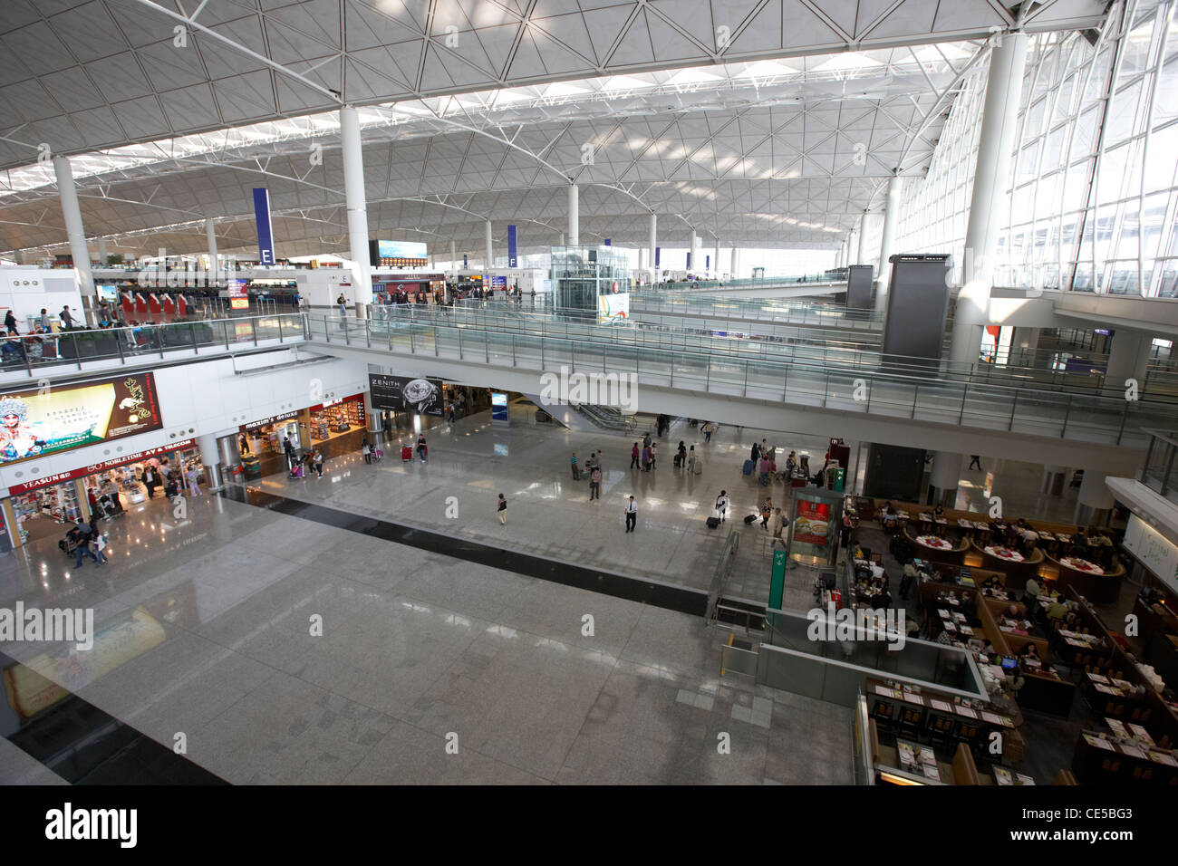 Hongkong Flughafen Chek lap Kok Sonderverwaltungsregion Hongkong China Asien Stockfoto