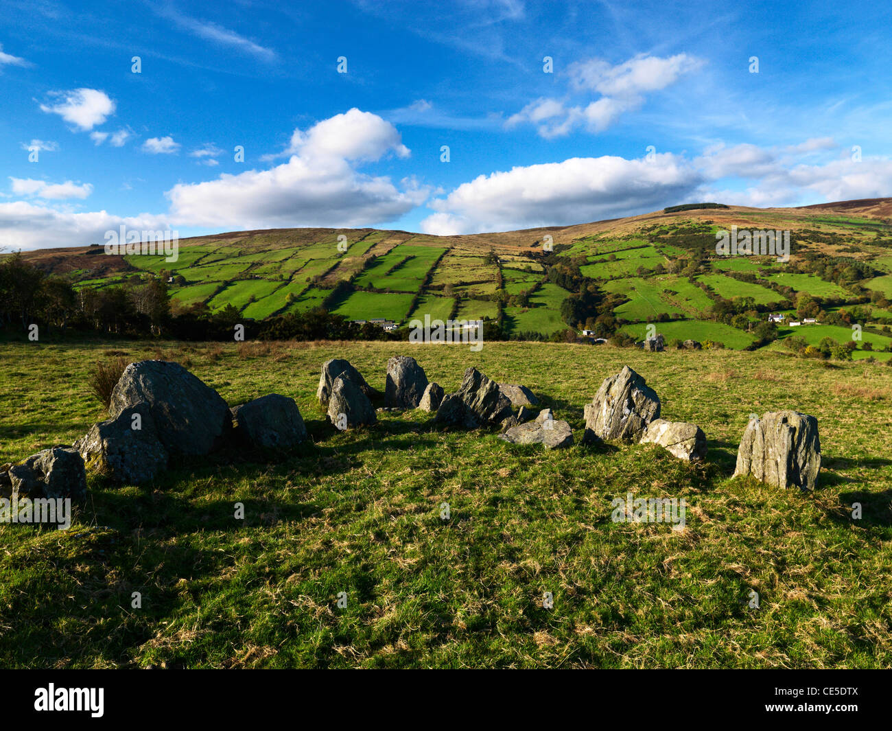 Ossian Grab, Glenaan, County Antrim, Nordirland Stockfoto