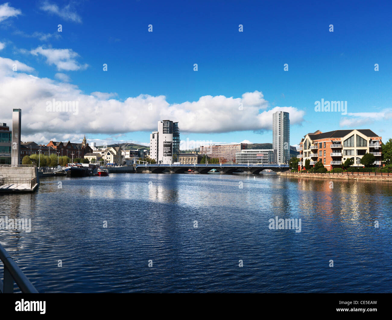 Laganside, Belfast, Nordirland Stockfoto