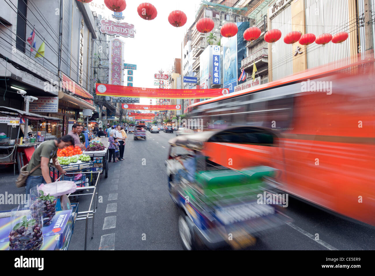 Chinatown in Bangkok Thailand Stockfoto