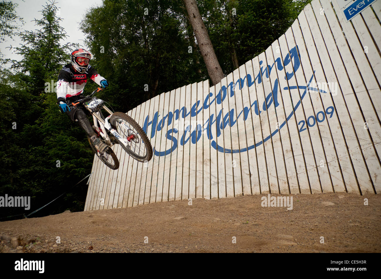 Schottische downhill Serie Nevis range Fort William Stockfoto