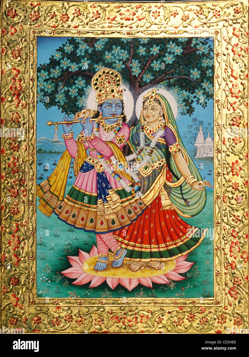 Bhagavad gita painting -Fotos und -Bildmaterial in hoher Auflösung – Alamy