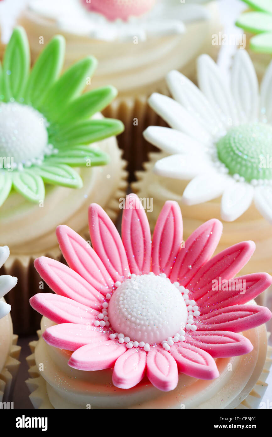 Hochzeit cupcakes Stockfoto