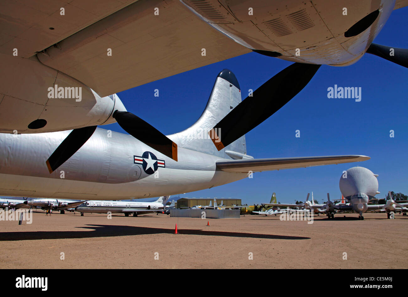 Die Convair B-36 Peacemaker strategischer Bombenflugzeuge im Pima Museum Stockfoto