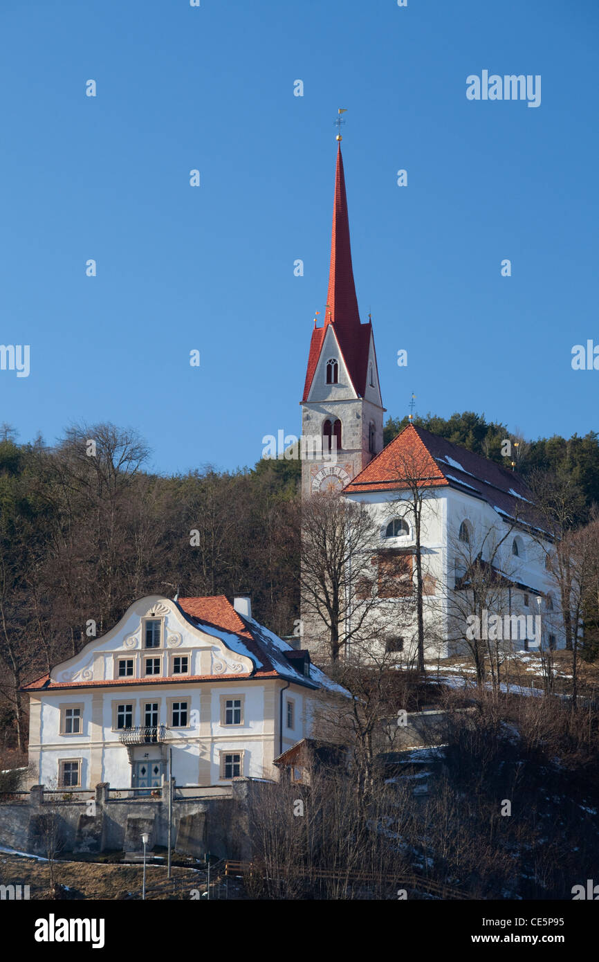 Kirche von Ehrenburg, Kiens, Puster Tal, Südtirol, Italien, Europa Stockfoto
