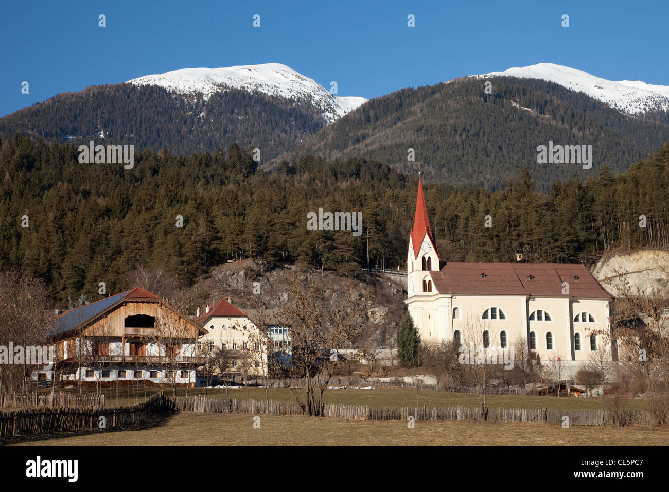 St. Sigmund Kiens, Puster Tal, Südtirol, Italien, Europa Stockfoto