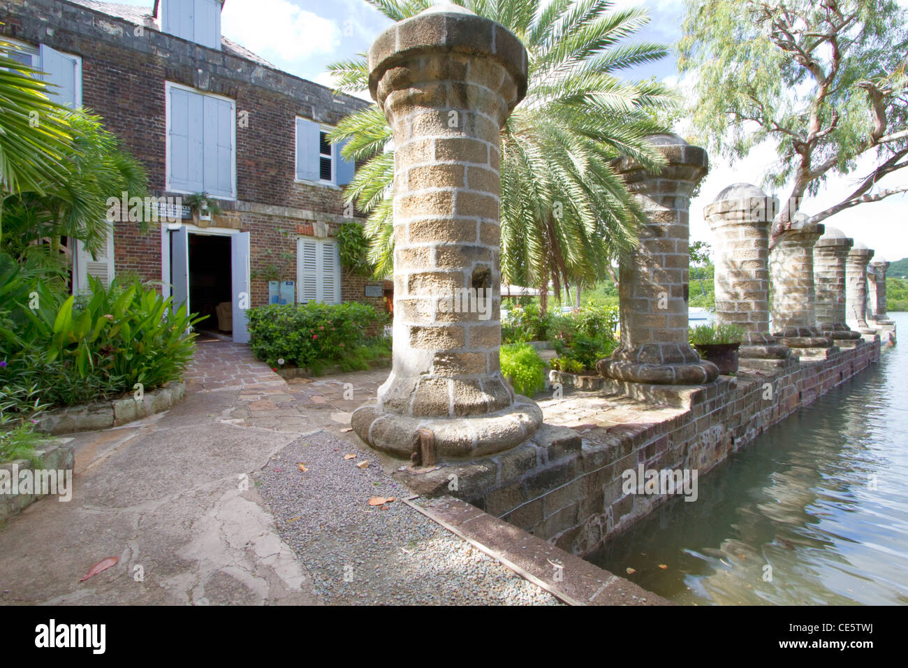 Nelsons Historic Dockyard, English Harbour, Antigua, Wi Stockfoto