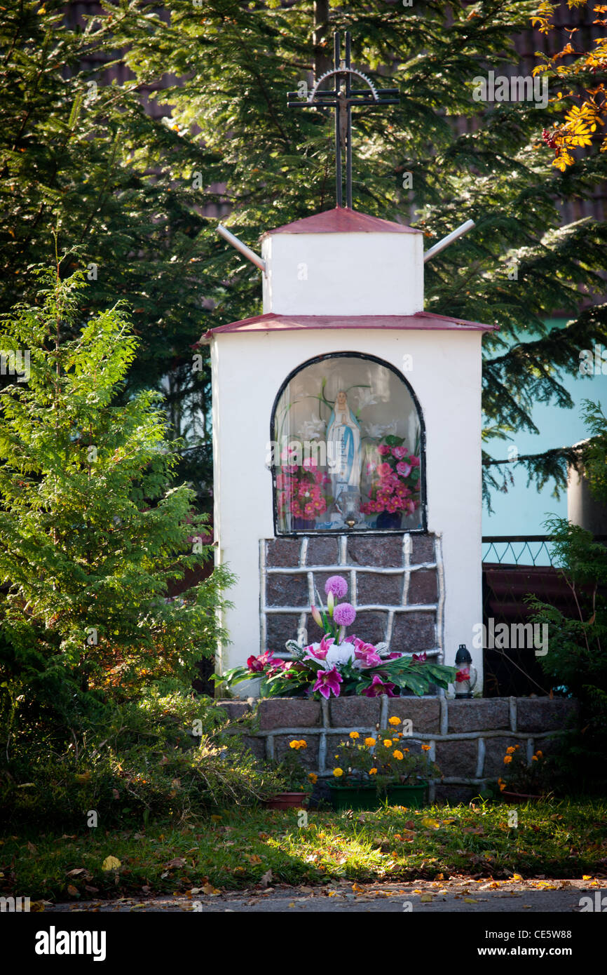 Heiligtum der Muttergottes. Dorf "Sliwin" Land Polen Stockfoto