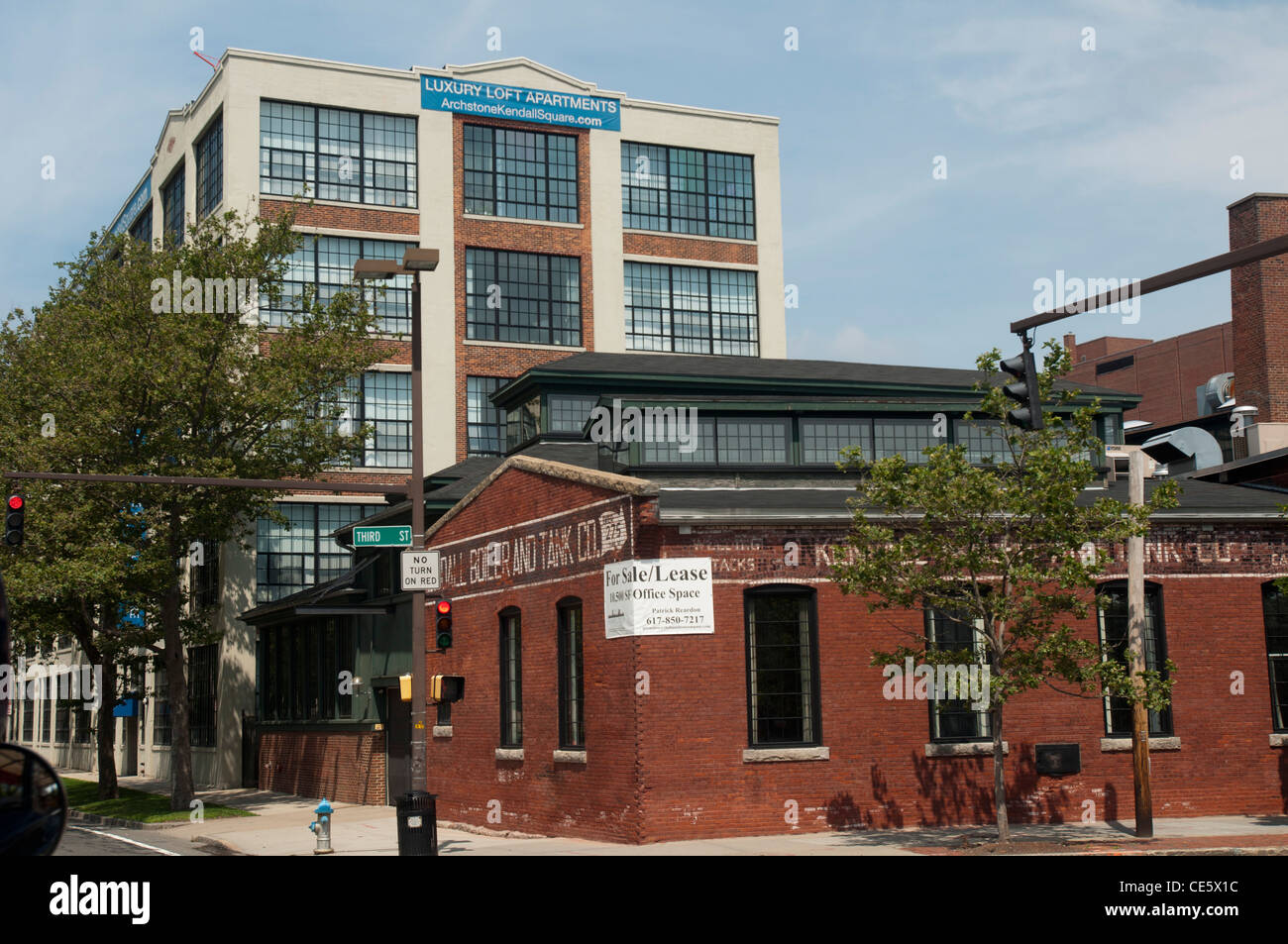 Loft-Wohnungen für Verkauf Vermietung in Cambridge, Massachusetts, Vereinigte Staaten Stockfoto