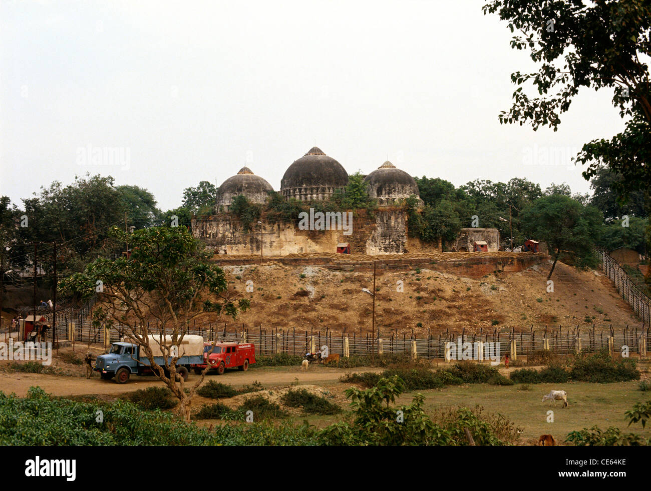 Babri Masjid Moschee, Ram Janmabhumi, Ayodhya, Uttar Pradesh, Indien, Asien Stockfoto