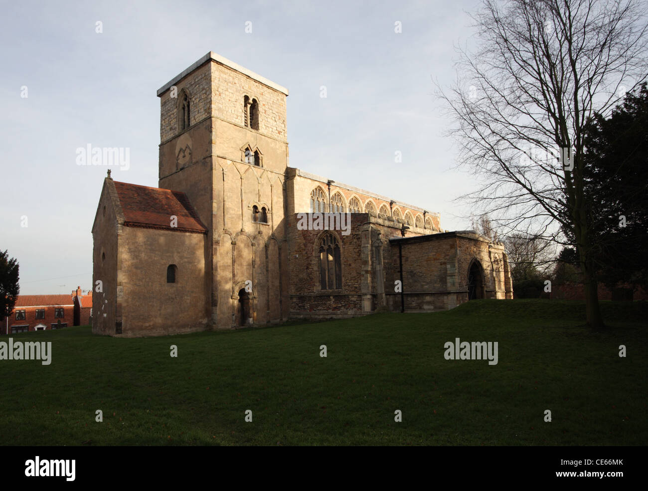 Str. Peters Kirche, Barton auf Humber, Lincolnshire. Stockfoto