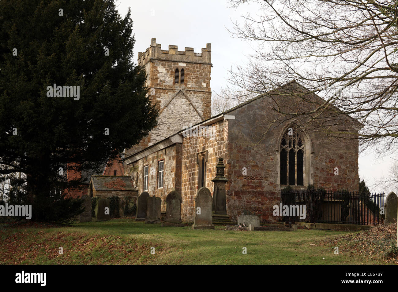 St.-Nikolaus Kirche, Grainsby, North Lincolnshire Stockfoto
