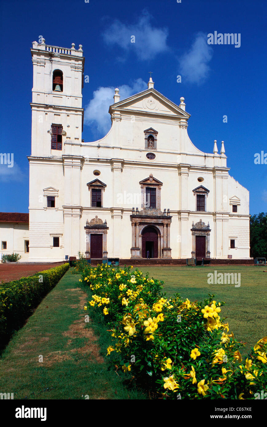 SE Kathedrale; die SE Catedral de Santa Catarina; Old Goa; Velha; Goa; Indien; Asien Stockfoto