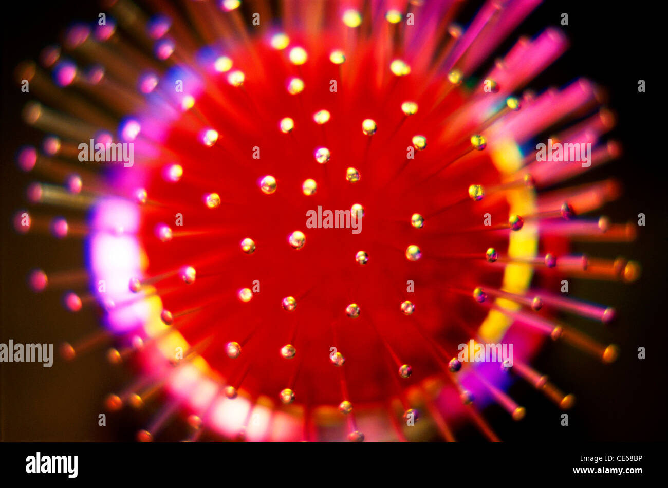 Bürobedarf ; Stahl überzogene Muschelstifte für die Befestigung von Papieren in einem Stifthalter ; Indien ; Asien Stockfoto