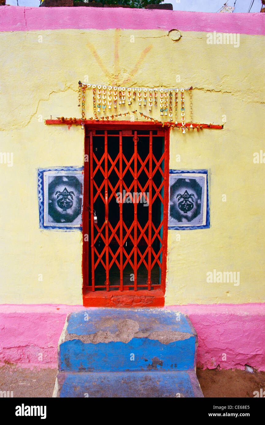 Eiserne Tür; Dubal; Sinnar; Maharashtra; Indien Stockfoto