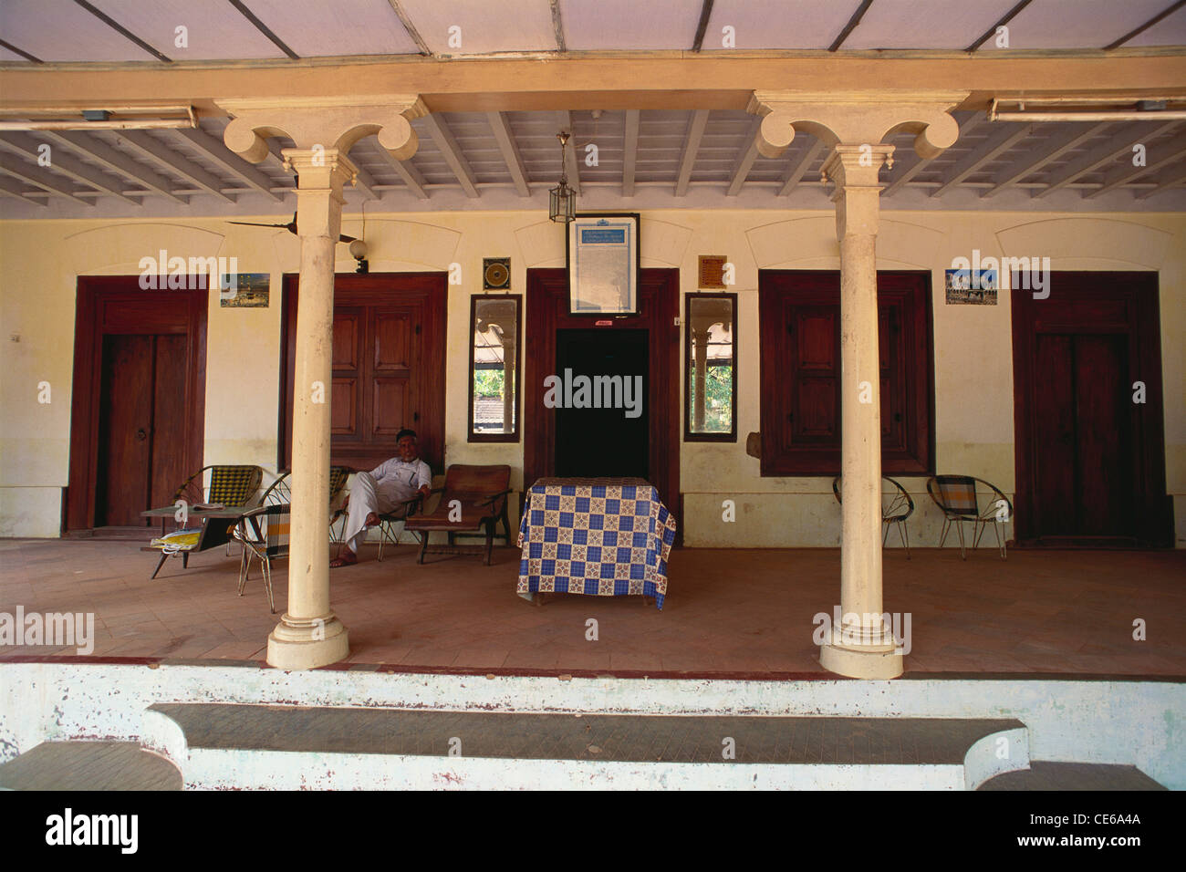 Moplah Kerala muslimischen altes Haus am Calicut; Kerala; Indien Stockfoto