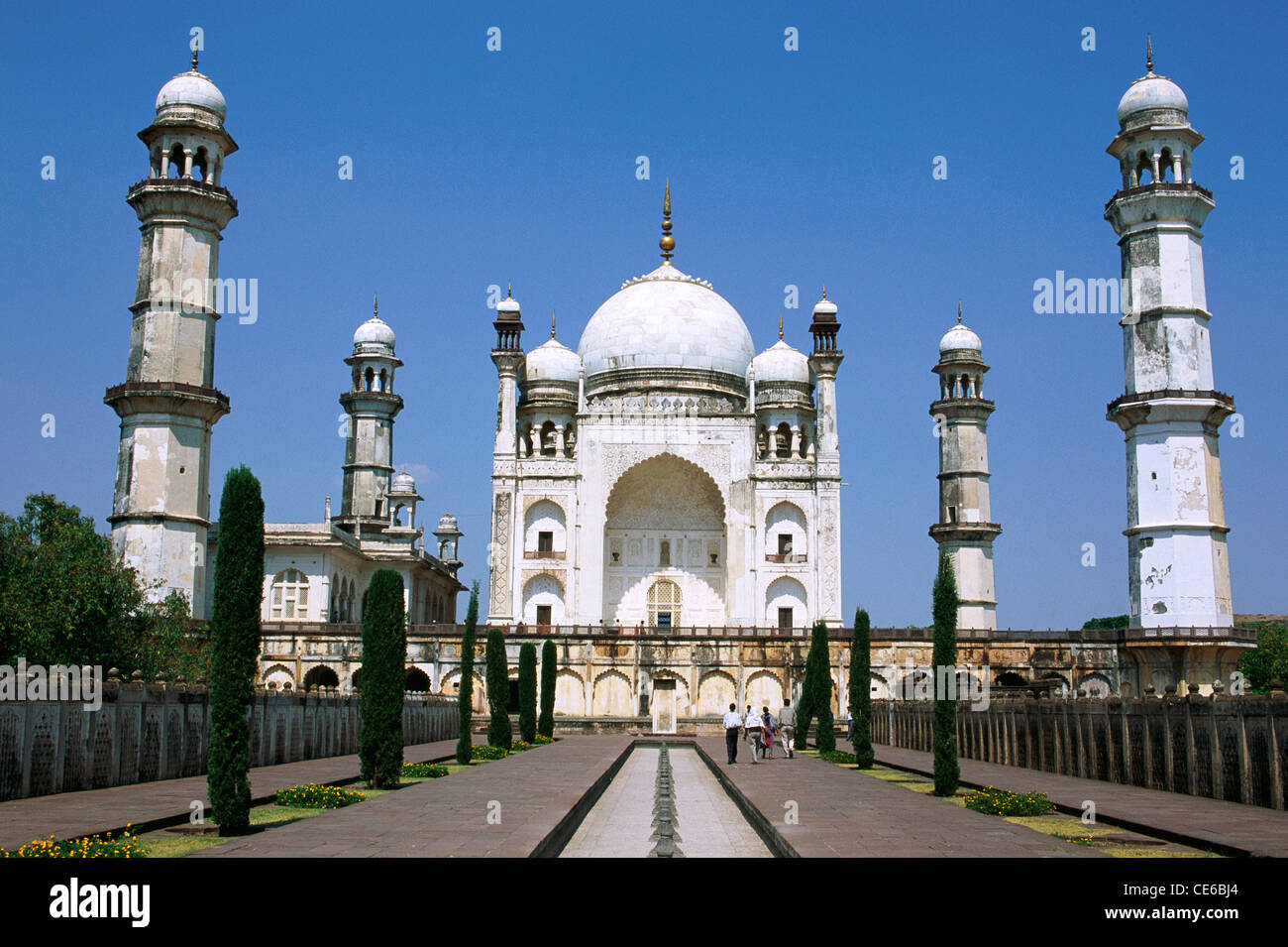Bibi Ka Maqbara Grab; Bibi Ka Maqbara; Aurangabad; Maharashtra; Indien; Asien Stockfoto