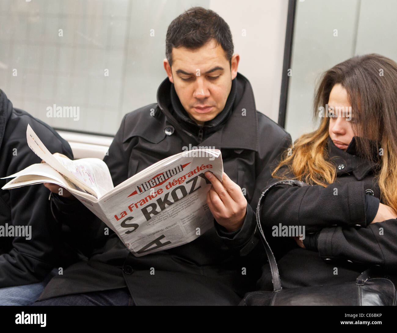 La France dégradée Stockfoto