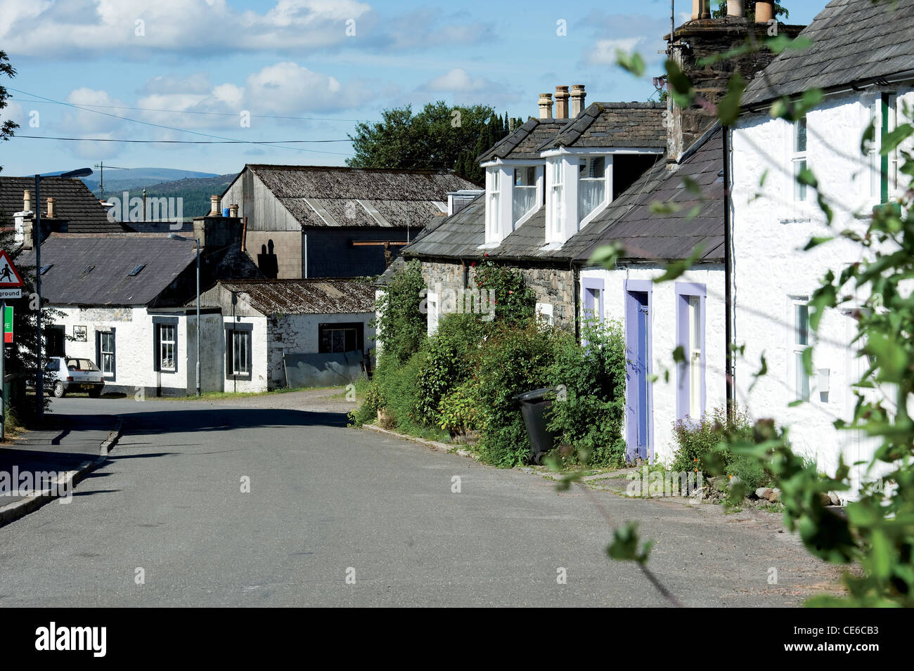 Blick Auf Balmaclellan Dorfteil Der Glenkens Dumfries Und Galloway Scotland Uk Stockfotografie Alamy