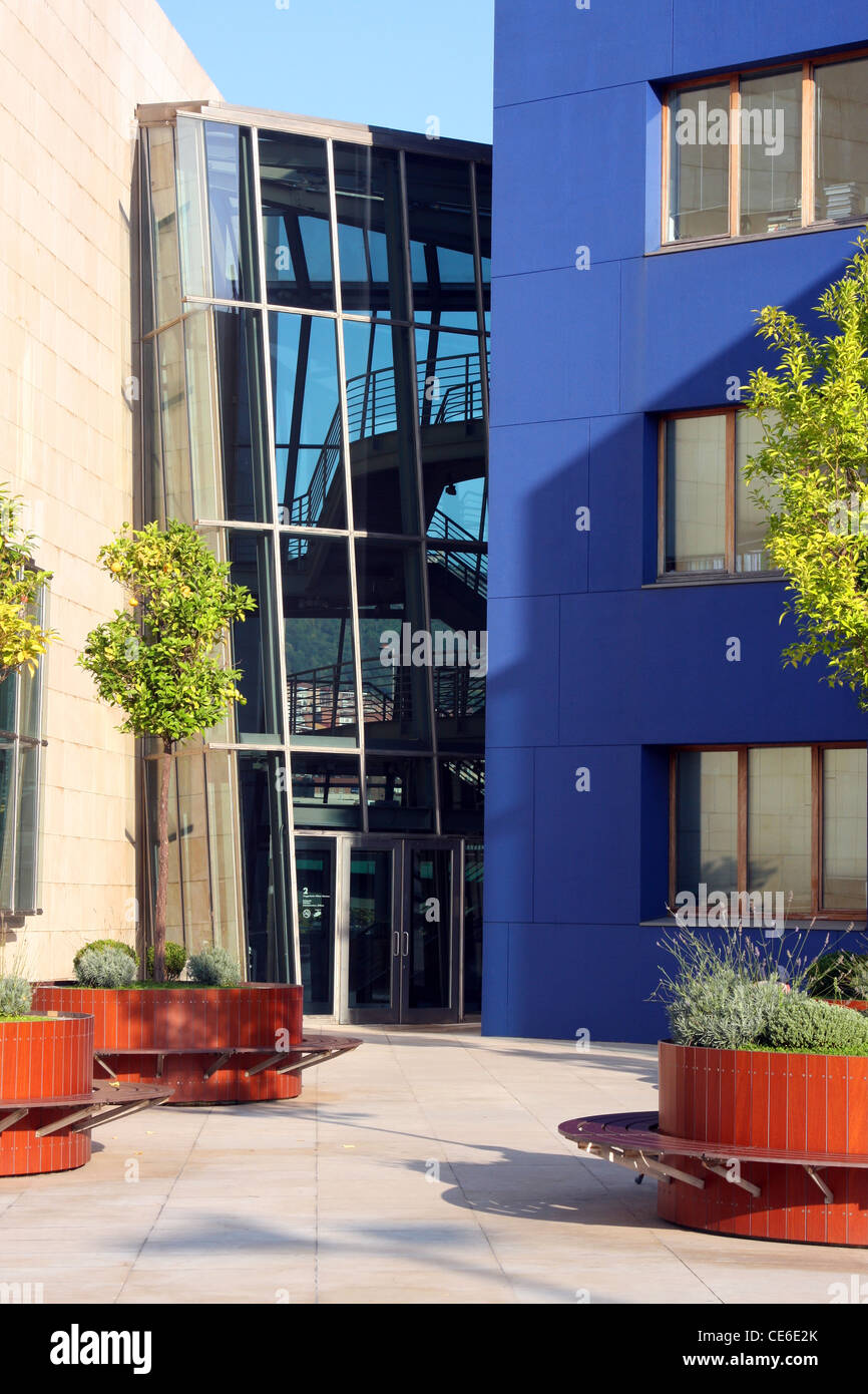 Guggenheim-Museum Bilbao Spanien details Stockfoto