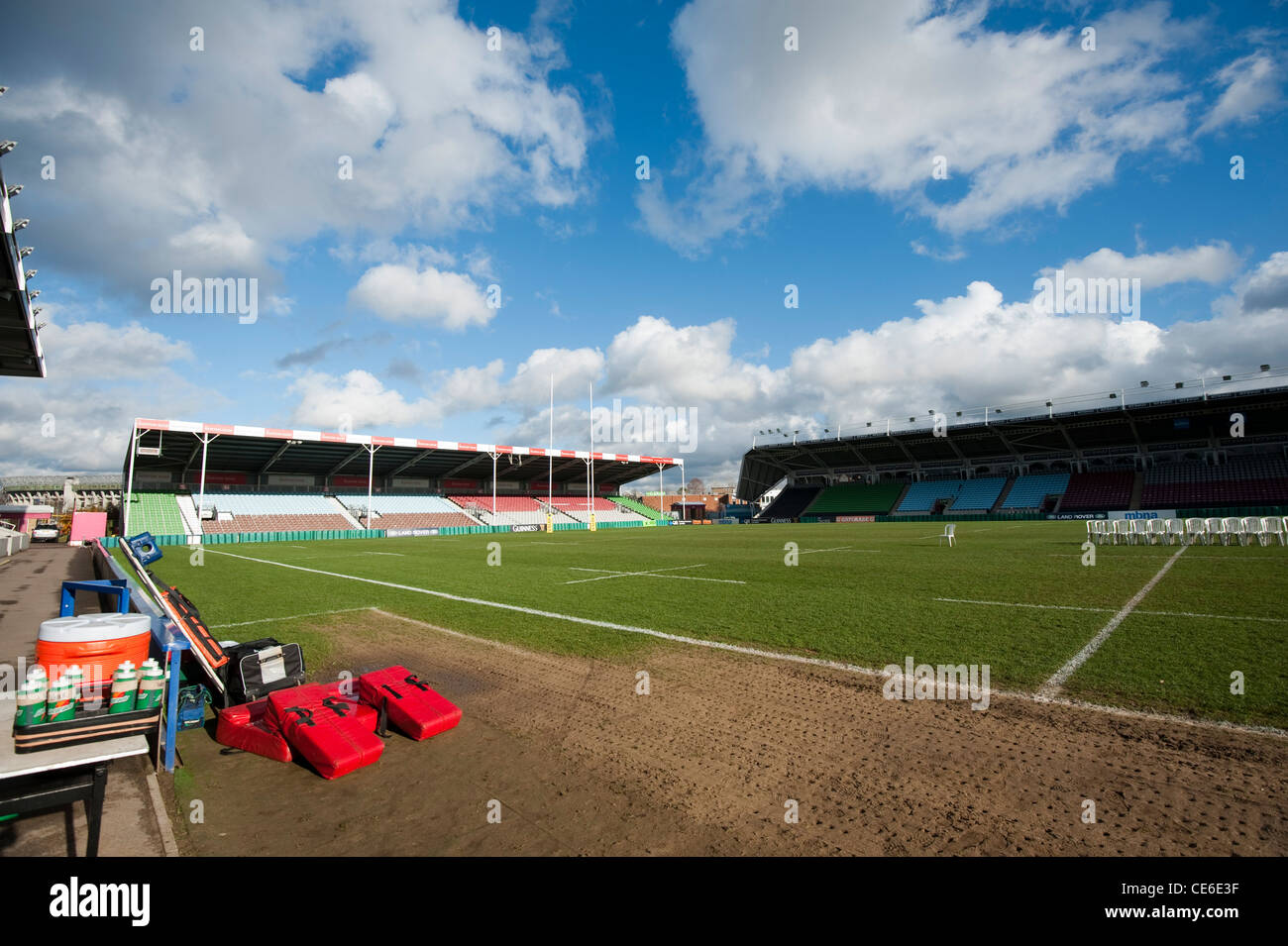 Die Stoop Rugby ground Twickenham surrey Stockfoto
